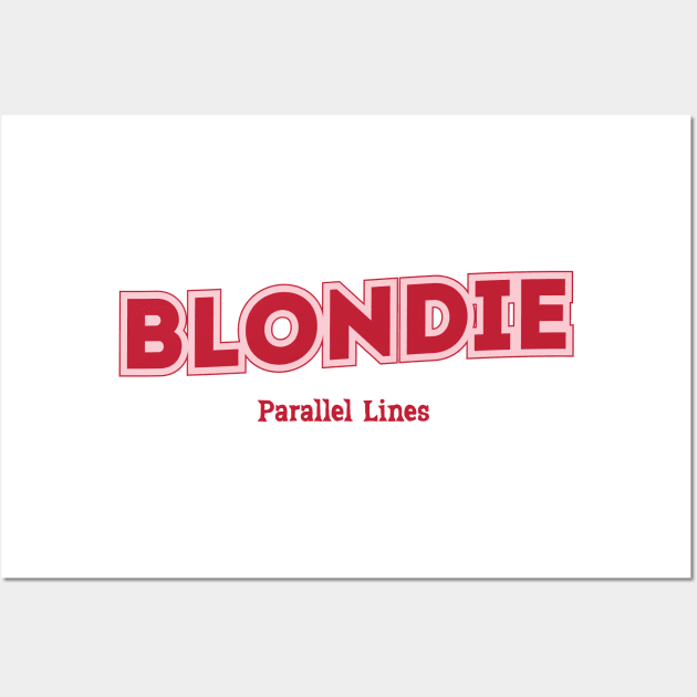 Blondie Parallel Lines Wall Art by PowelCastStudio
